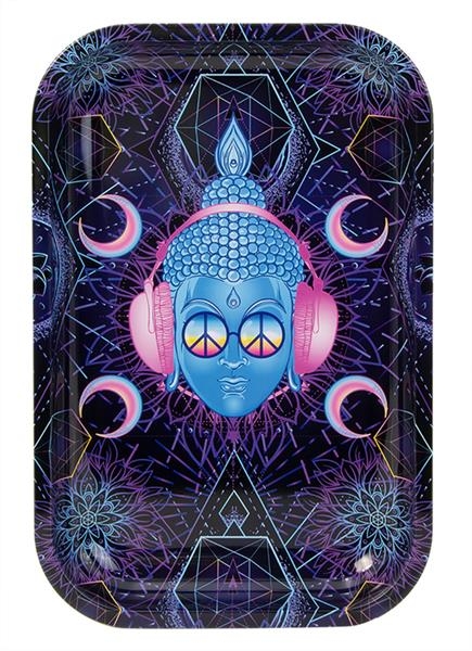 Dreh Tablett Rolling Tray SMALL Peace 28,5x18,5x2,5cm